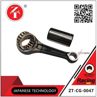 CG125 motorcycle connecting rod assembly 103.5mm centre distance 40Cr forged steel connecting rod piston pin bearing kit