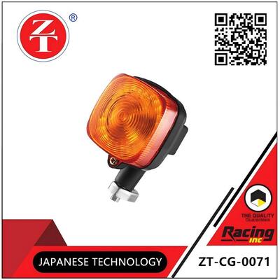 Customised CG125 Motorcycle Indicator Light Square Amber Turn Signal Light