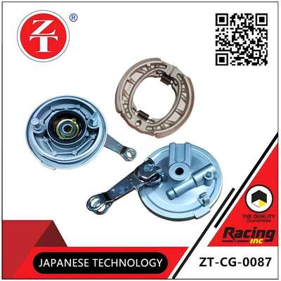 Plastic CG125 Front Hub Cover Assembly Brake Drum Cover Motorcycle Brake Components