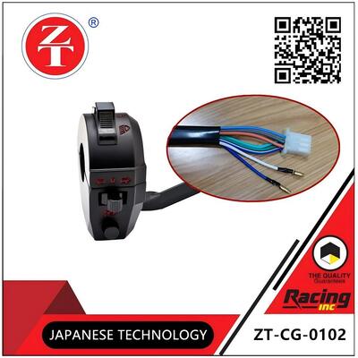 CG125 motorcycle left and right switch assembly, combined control switch, suitable for 125 push-rod motorcycle handlebar control switch