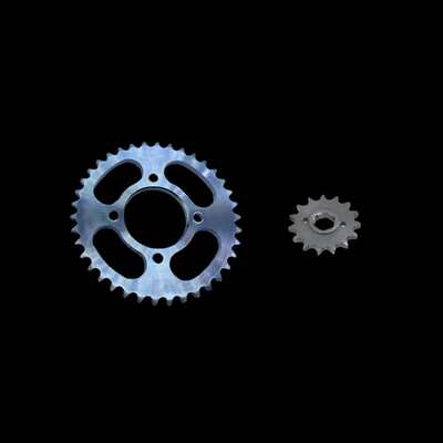 CG125 Motorcycle Chains And Sprockets 428H-38T Big Teeth + 15T Small Teeth