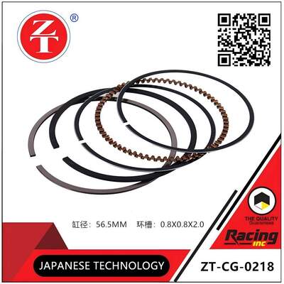CG125 Motorcycle Piston Ring Set With Multiple Cylinder Diameter For Rod Jacking Engine