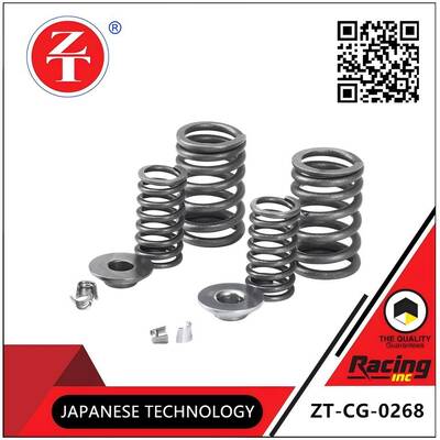 CG125 motorcycle valve spring accessory combination with lock plate upper seat top rod machine valve parts