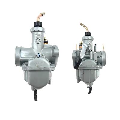 YBR125 Motorcycle Carburetor Dual Style Fuel Control Unit Aluminum Alloy Body