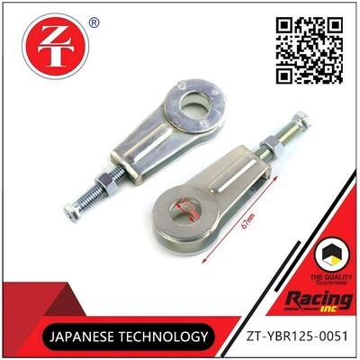 YBR125 Motorcycle Chain Adjuster 67mm Hole Distance Chain Tightness Adjustment Parts