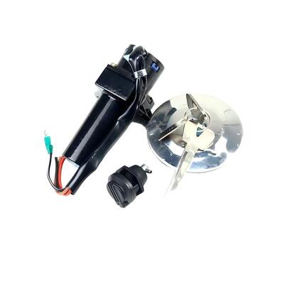 YBR125 Euro 2 Version Motorbike Lock Assembly 4 Wire Round Cover Type