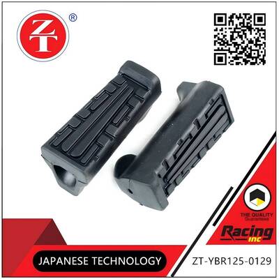 YBR125 motorcycle front pedal rubber cover non-slip shock absorption rubber pedal cover