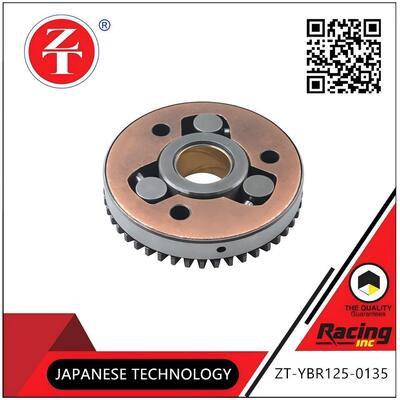 YBR125 motorcycle starting disc (overtaking clutch) starting system unidirectional gear components