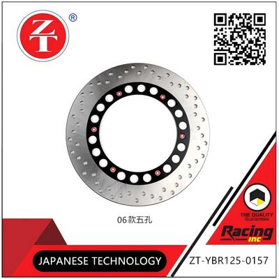 Anti Rust YBR125 (06)  Motorcycle Front Disc Brake With Five Hole