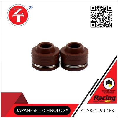 YBR125 Motorcycle Valve Oil Seal Fluorine Rubber Material Good Sealing